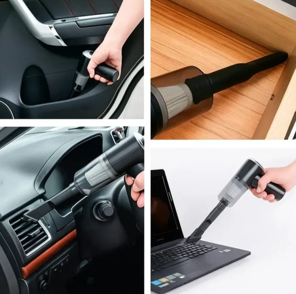Aspiradora Auto Portátil Inalámbrica 2 en 1 Recargable USB