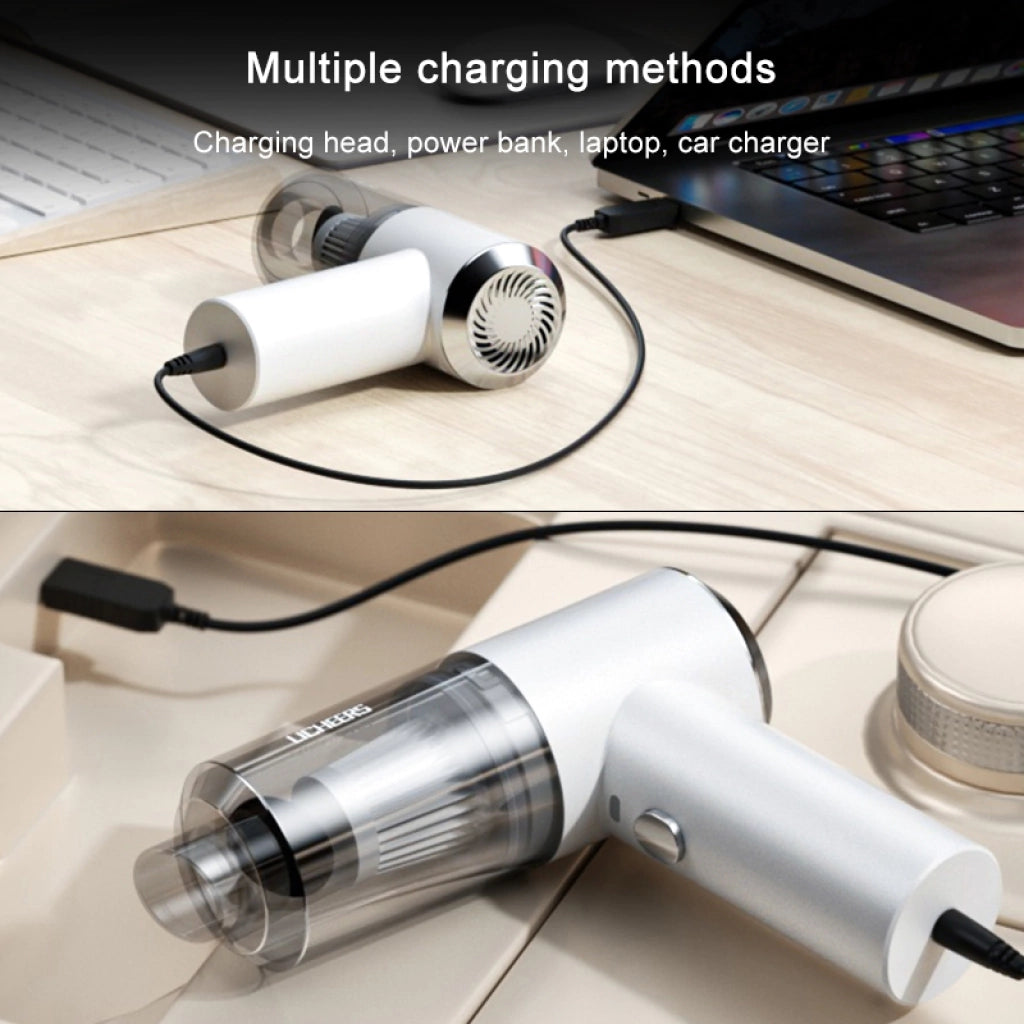 Aspiradora Auto Portátil Inalámbrica 2 en 1 Recargable USB
